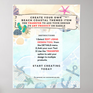 Affiche Symbole de l'événement nautique du littoral de la