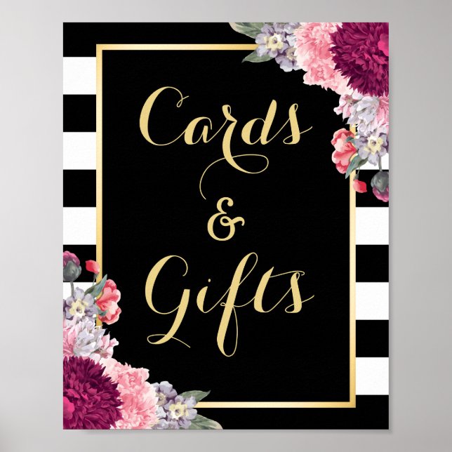 Affiche Symbole de mariage floral de Bourgogne (Devant)