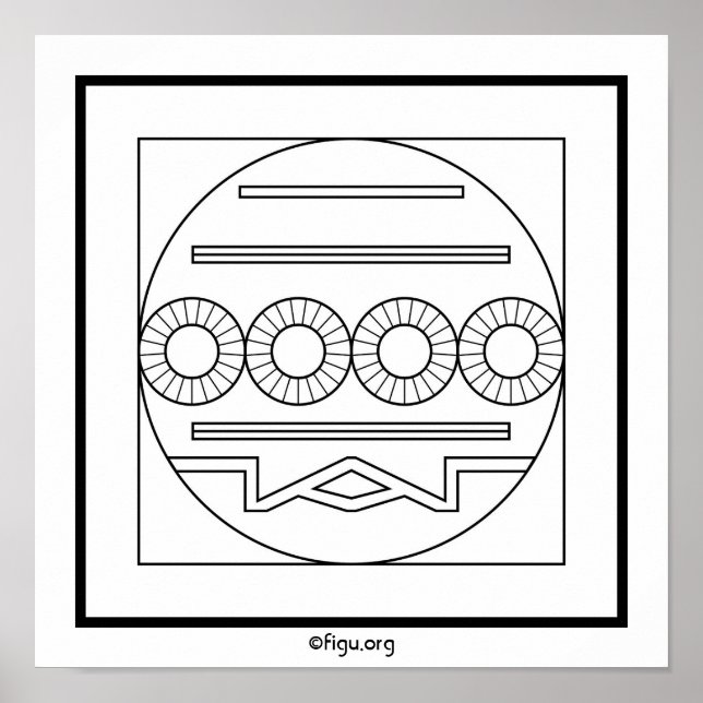 Affiche Symbole de mission/tâche (Devant)