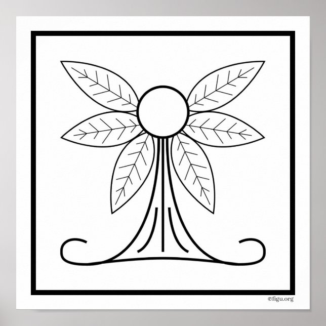 Affiche Symbole de nature (Devant)