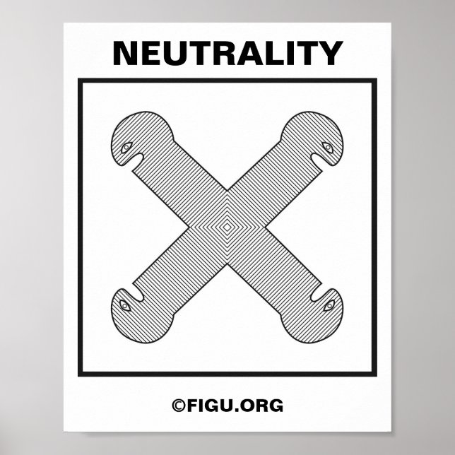 Affiche Symbole de neutralité (Devant)