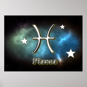 Affiche Symbole de Pisces