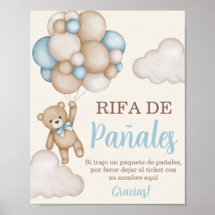 Affiche SYMBOLE DE REQUÊTE DE L'Ours Espagnol