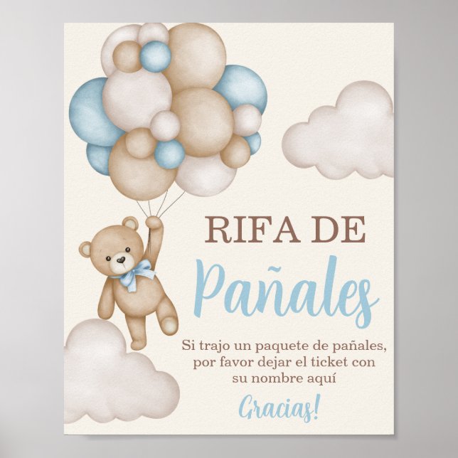 Affiche SYMBOLE DE REQUÊTE DE L'Ours Espagnol (Devant)
