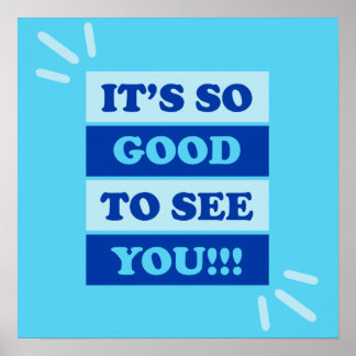 Affiche Symbole de salutation de l'Église - Bon de vous vo