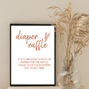 Affiche SYMBOLE Déchet Déchets Signe Boho Minimum Coeur Te