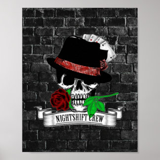 Affiche SYMBOLE D'ÉQUIPAGE NightShift