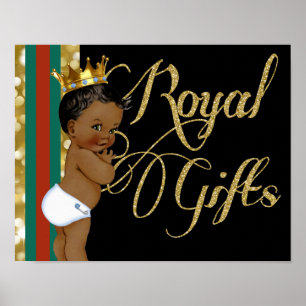 Affiche SYMBOLE DES Cadeaux Royaux Fancy