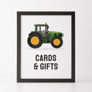 Affiche Symbole des cartes et cadeaux d'anniversaire du tr