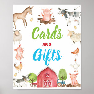 Affiche Symbole des cartes et cadeaux de la ferme Barnyard