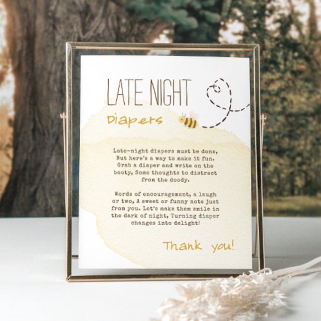 Affiche SYMBOLE DES DIATEURS DE NUIT DU Baby shower D'Abei (Créateur téléchargé)