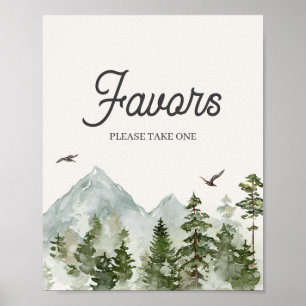 Affiche Symbole des faveurs forestières