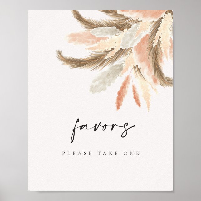 Affiche Symbole des favoris Gold Pampas Grass Mariage C100 (Devant)