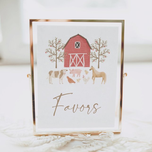 Affiche Symbole des Fêtes d'anniversaire de ferme (Créateur téléchargé)