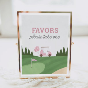 Affiche Symbole des Fêtes d'Anniversaire de Golf