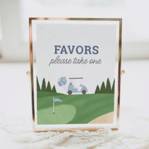 Affiche Symbole des Fêtes d'Anniversaire de Golf