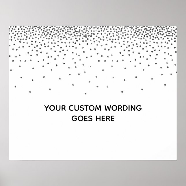 Affiche Symbole do-it-yourself mariage personnalisé Confet (Devant)