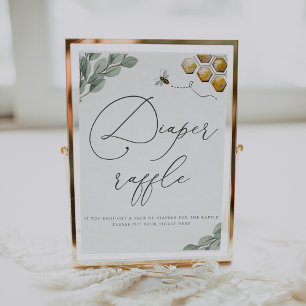 Affiche Symbole doux comme peut Bee Eucalyptus Déchets