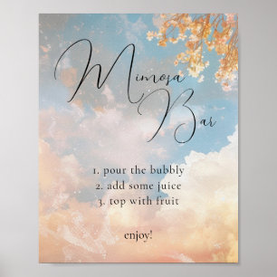 Affiche Symbole Dreamset Sunset Cloud 9 Mimosa Bar