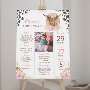 Affiche Symbole du 1er anniversaire de la vache royale de 