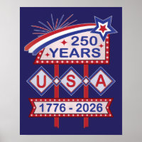 Symbole du 250e anniversaire de la Retro USA 1776-