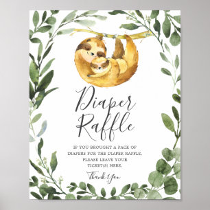 Affiche Symbole du Baby shower de fentes pour bébé maman
