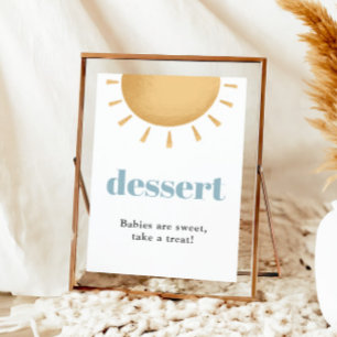 Affiche Symbole du Baby shower Sunshine Boho