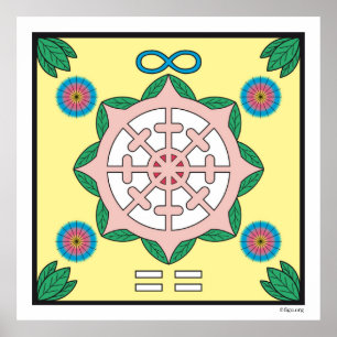 Affiche Symbole du bonheur/du bonheur