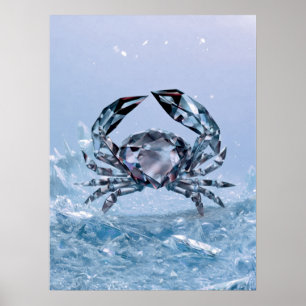 Affiche Symbole du cancer du zodiaque