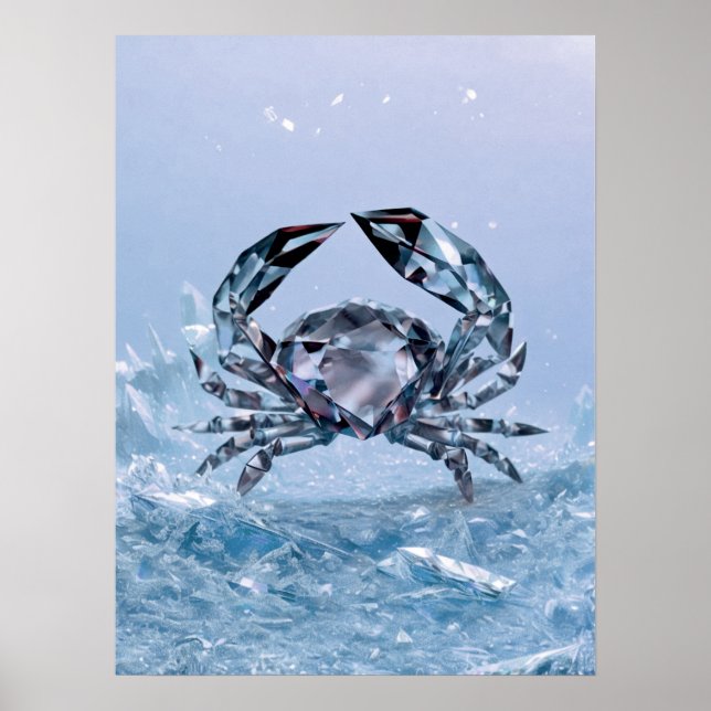 Affiche Symbole du cancer du zodiaque (Devant)