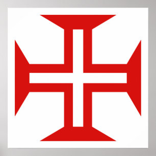 Affiche Symbole du drapeau du Portugal