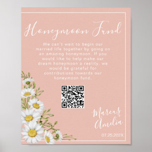 Affiche Symbole du fonds Daisies Lune de miel