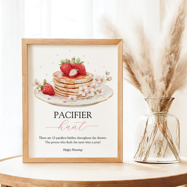 Affiche SYMBOLE DU JEU DE CHASSE Fraise Brunch (Créateur téléchargé)
