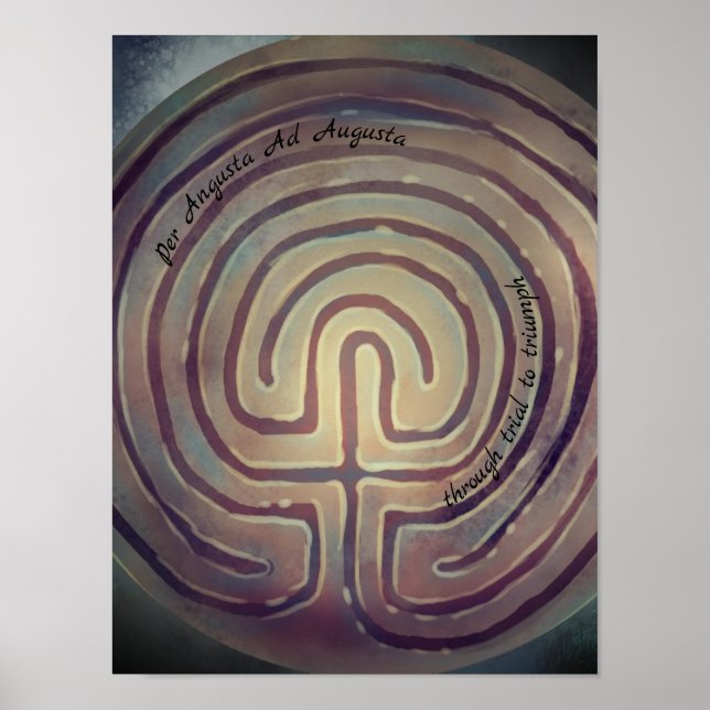 Affiche Symbole du Labyrinthe (Devant)