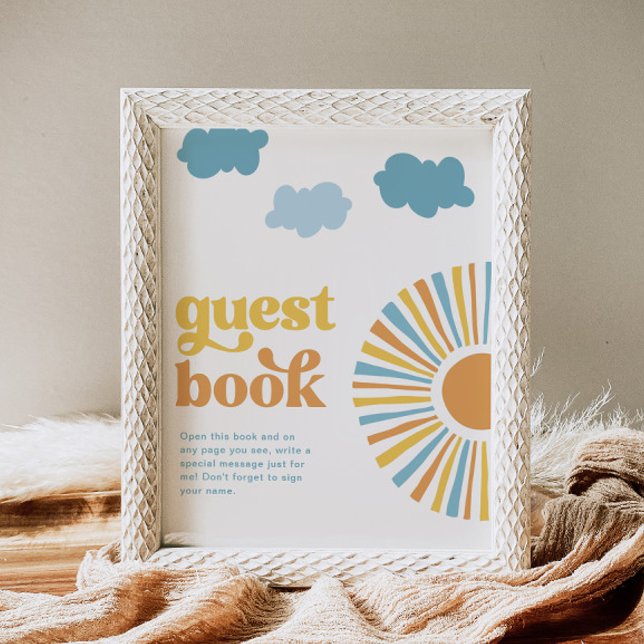 Affiche Symbole du livre d'invité Sun numérique (Créateur téléchargé)