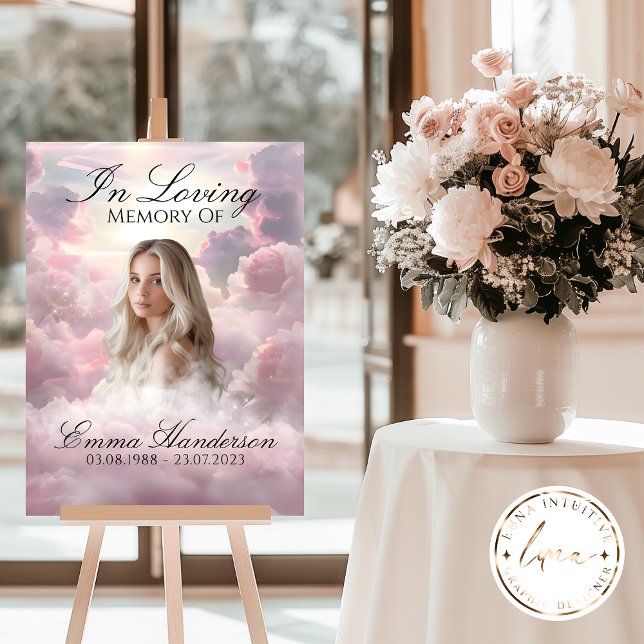 Affiche Symbole du Mémorial des Nuages Roses (Créateur téléchargé)