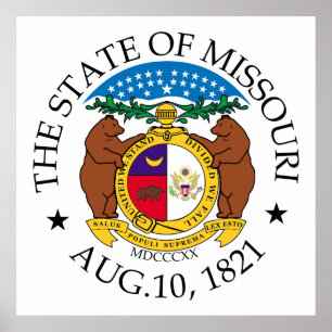 Affiche Symbole du Missouri