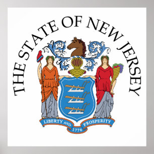 Affiche Symbole du New Jersey