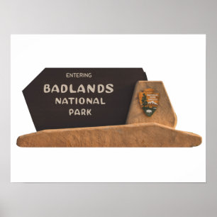 Affiche Symbole du parc national des Badlands