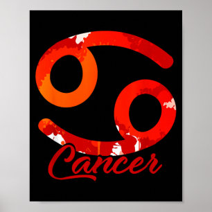 Affiche Symbole du signe astrologique Signe du zodiaque Ca