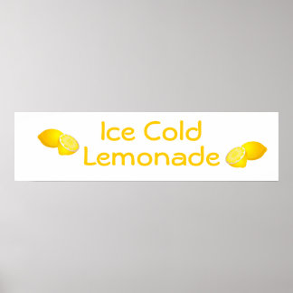 Affiche Symbole du socle de la limonade
