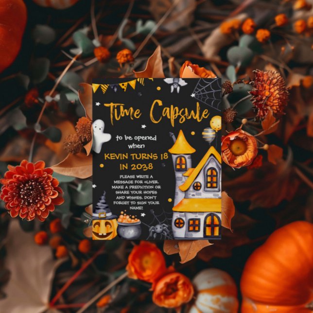 Affiche Symbole Éffrayant de fête d'Halloween (Créateur téléchargé)