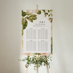 Affiche SYMBOLE Élégant Rose Romance Mariage
