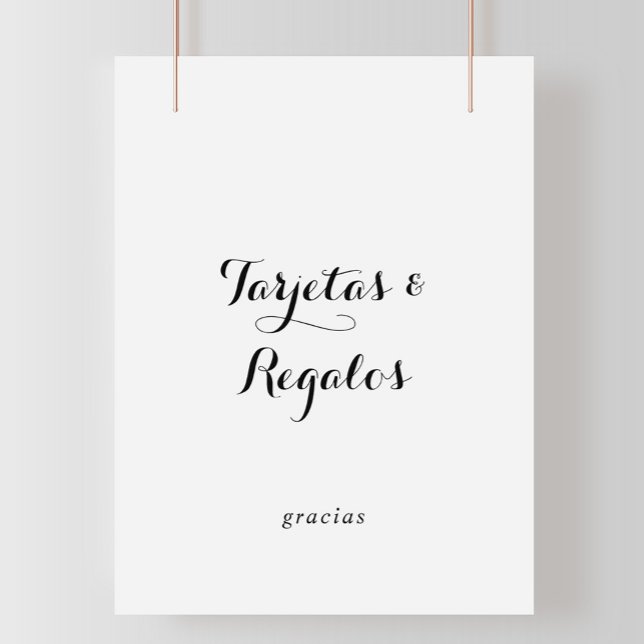 Affiche Symbole espagnol Tarjetas et Regalos (Créateur téléchargé)