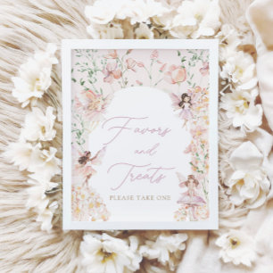 Affiche Symbole Fairy Rose Girls Faveurs et Traitements