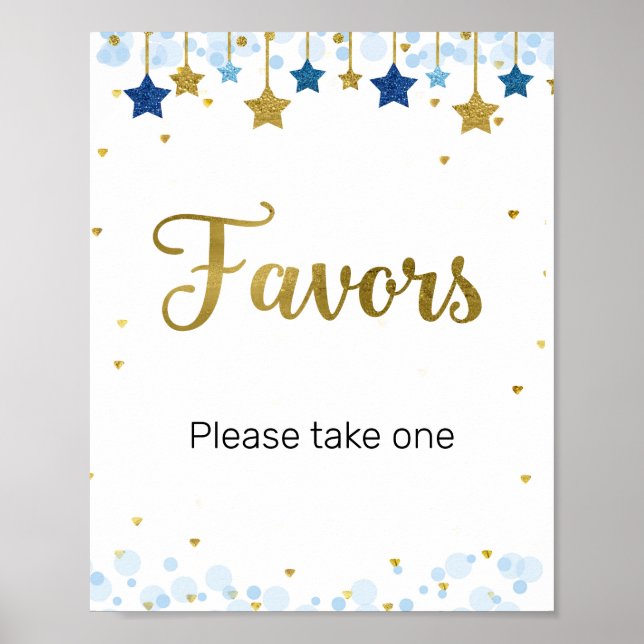 Affiche Symbole Favori Twinkle Aquarelle (Devant)