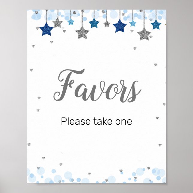 Affiche Symbole Favori Twinkle Aquarelle (Devant)