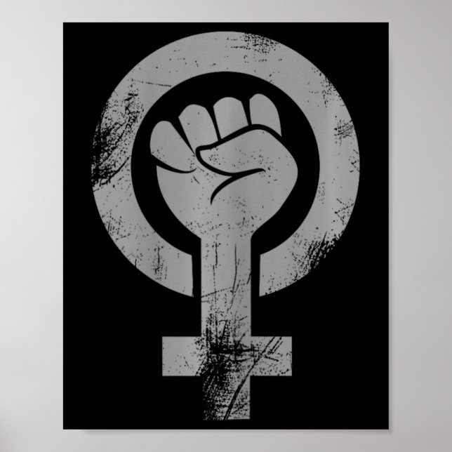 Affiche Symbole féministe de la première résistance au pre (Devant)