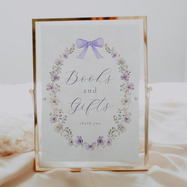 Affiche Symbole Fleur sauvage de livres et de cadeaux pour (Créateur téléchargé)