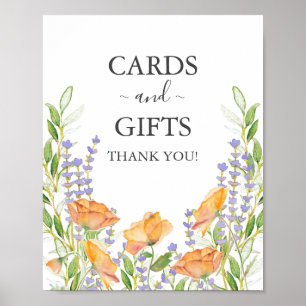 Affiche Symbole Floral Mariages Cartes & Cadeaux